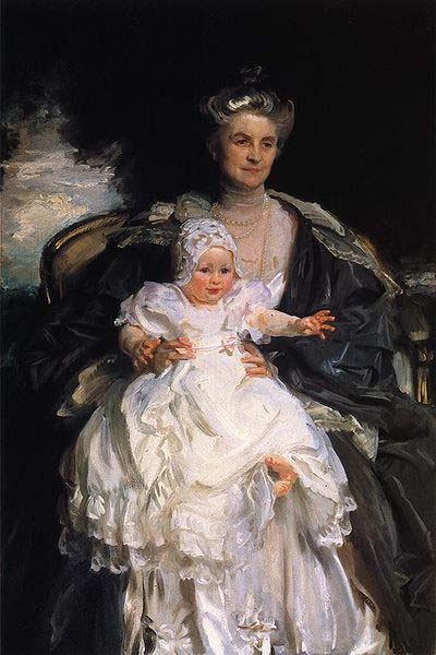 Mrs. Henry Phipps and Her Grandson Winston